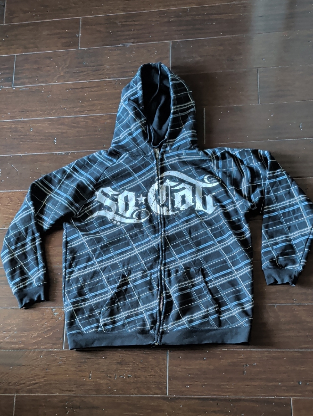 Vintage No Fear So Cal Hoodie Pullover Spellout